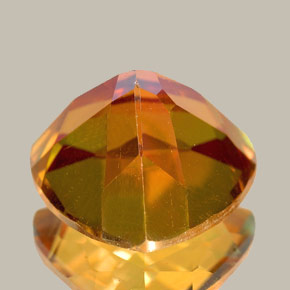 Topazio azotic naturale multicolore da 11,78 ct, trillion, VVS-VS