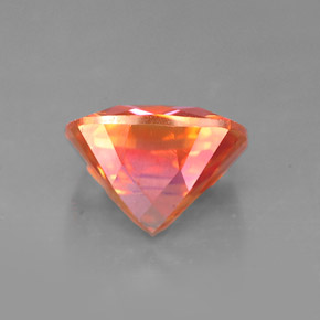 Topazio azotic naturale multicolore da 2,51 ct, taglio a cuscino, VVS-VS