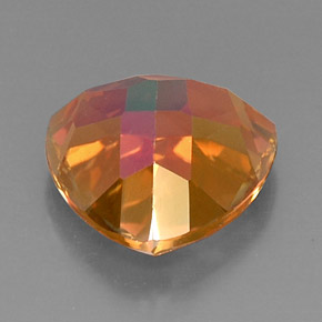 Topazio azotic naturale multicolore da 11,44 ct, trillion, VVS-VS