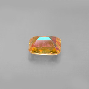 Topazio azotic naturale multicolore da 1,98 ct, taglio smeraldo, VS