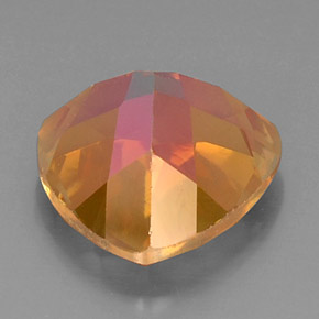Topazio azotic naturale multicolore da 11,79 ct, trillion, VVS-VS