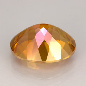 Topazio azotic naturale multicolore da 5,85 ct, taglio ovale, VVS-VS