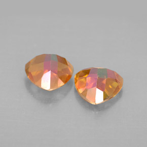 Topazio azotic naturale multicolore da  ct, trillion, VVS-VS