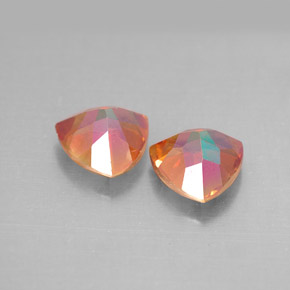 Topazio azotic naturale multicolore da  ct, trillion, VVS-VS