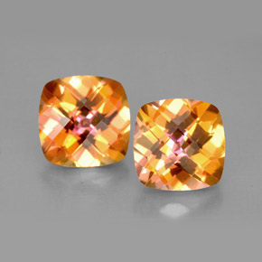 Gemme di topazio azotic arcobaleno premium naturale da  ct, taglio a cuscino, VVS