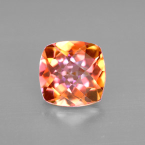 Topazio azotic naturale arcobaleno premium da 2,68 ct, taglio a cuscino, VVS