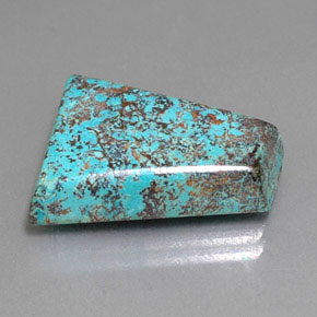 Azzurrite blu multicolore naturale da 13,18 ct, forma fantasia, opaco