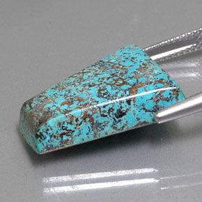 Azzurrite blu multicolore naturale da 13,18 ct, forma fantasia, opaco