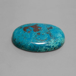 Azzurrite Blu multicolore naturale da 43.19 ct, Taglio ovale, Opaco