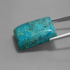 Azzurrite Blu multicolore naturale da 40.92 ct, Taglio a baguette, Opaco