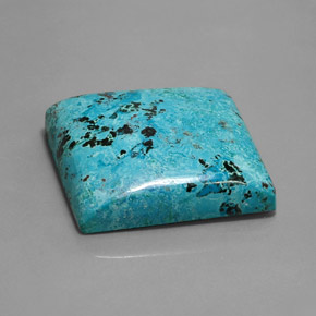 Azzurrite naturale blu da 55,20 ct, baguette, opaco
