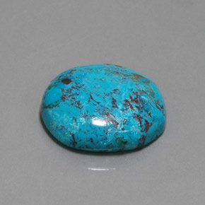 Azzurrite Blu multicolore naturale da 19.59 ct, Taglio ovale, Opaco