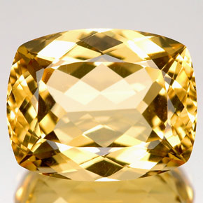 Berillo Giallo oro naturale da 7.10 ct, Taglio a cuscino, VVS