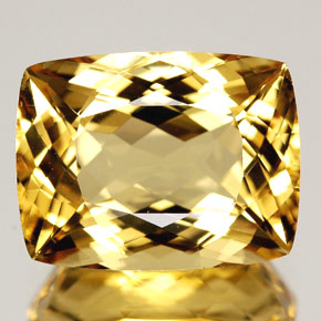 Berillo Giallo oro naturale da 6.89 ct, Taglio a cuscino, VVS