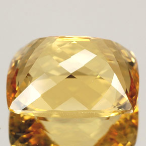 Berillo Giallo oro naturale da 6.89 ct, Taglio a cuscino, VVS