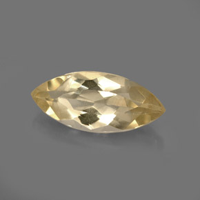 Berillo naturale giallo da 2,09 ct, marchesa, VVS