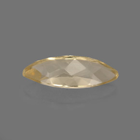 Berillo naturale giallo da 2,09 ct, marchesa, VVS