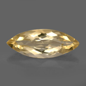 Berillo naturale giallo da 2,80 ct, marchesa, IF
