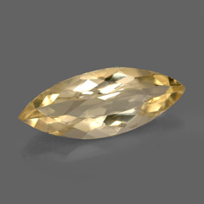 Berillo naturale giallo da 2,80 ct, marchesa, IF