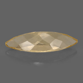 Berillo naturale giallo da 2,80 ct, marchesa, IF