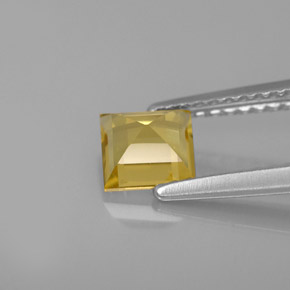 Berillo Giallo oro naturale da 0.65 ct, Quadrato, VVS