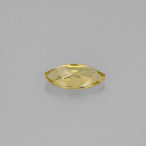 Berillo naturale giallo da 0,51 ct, marchesa, VVS