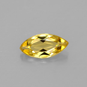 Berillo naturale giallo da 0,47 ct, marchesa, VVS