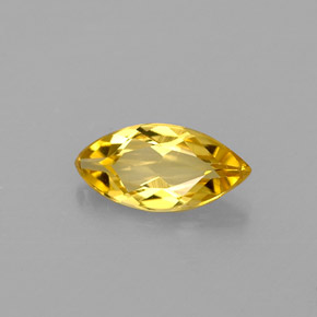 Berillo naturale giallo da 0,47 ct, marchesa, VVS