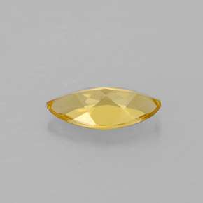 Berillo naturale giallo da 0,47 ct, marchesa, VVS