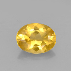 Berillo Giallo oro naturale da 0.98 ct, Taglio ovale, VVS
