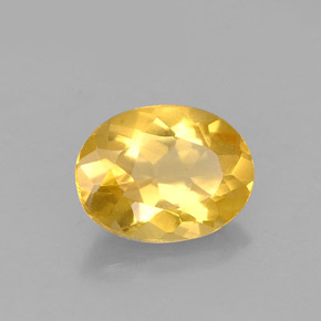 Berillo Giallo oro naturale da 0.98 ct, Taglio ovale, VVS