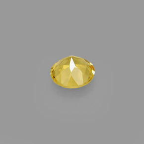 Berillo Giallo oro naturale da 0.66 ct, Taglio rotondo, VVS
