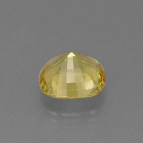 Berillo naturale giallo da 0,74 ct, taglio a cuscino, VVS-VS