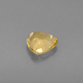 Berillo Giallo oro naturale da 0.44 ct, Taglio trillion, VVS