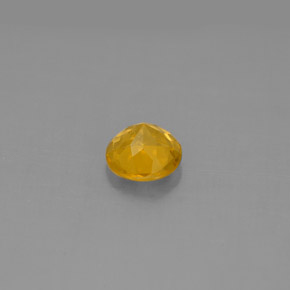 Berillo naturale giallo da 0,58 ct, taglio rotondo, VS