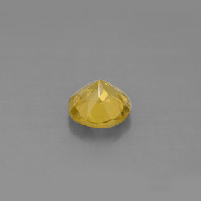 Berillo naturale giallo da 0,59 ct, taglio rotondo, VS