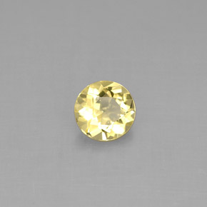 Berillo Giallo oro naturale da 0.43 ct, Taglio rotondo, VS