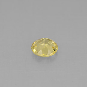 Berillo Giallo oro naturale da 0.43 ct, Taglio rotondo, VS