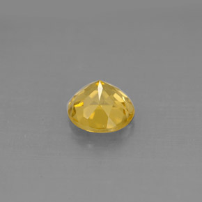 Berillo naturale giallo da 0,98 ct, taglio rotondo, VS
