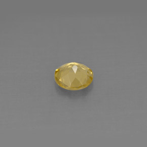 Berillo Giallo oro naturale da 0.52 ct, Taglio rotondo, VS