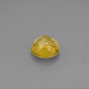 Berillo Giallo oro naturale da 0.95 ct, Taglio rotondo, VS