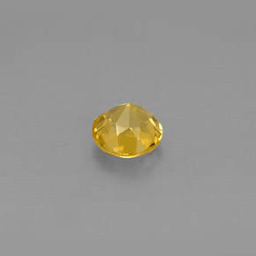 Berillo Giallo oro naturale da 0.66 ct, Taglio rotondo, VS