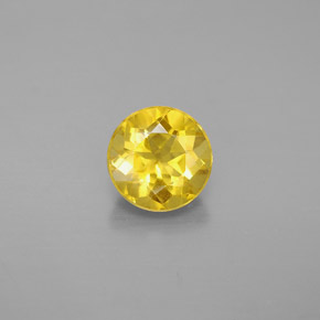 Berillo Giallo oro naturale da 1.18 ct, Taglio rotondo, VS