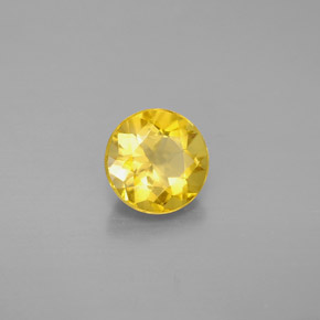 Berillo Giallo oro naturale da 1.18 ct, Taglio rotondo, VS