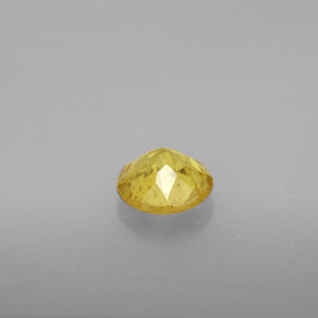 Berillo naturale giallo da 0,70 ct, taglio rotondo, VS