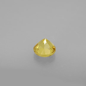 Berillo Giallo oro naturale da 0.54 ct, Taglio rotondo, VS