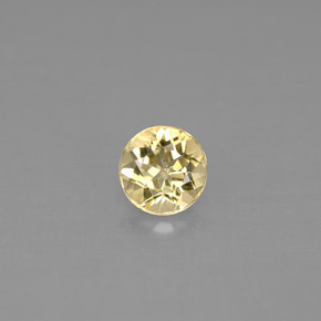 Berillo Giallo oro naturale da 0.44 ct, Taglio rotondo, VS