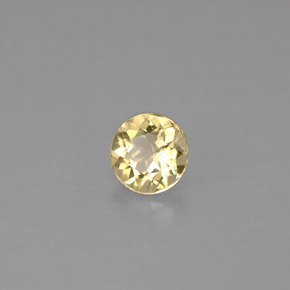 Berillo Giallo oro naturale da 0.44 ct, Taglio rotondo, VS