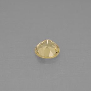 Berillo Giallo oro naturale da 0.44 ct, Taglio rotondo, VS