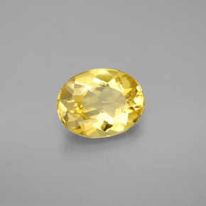 Berillo Giallo oro naturale da 1.50 ct, Taglio ovale, VVS